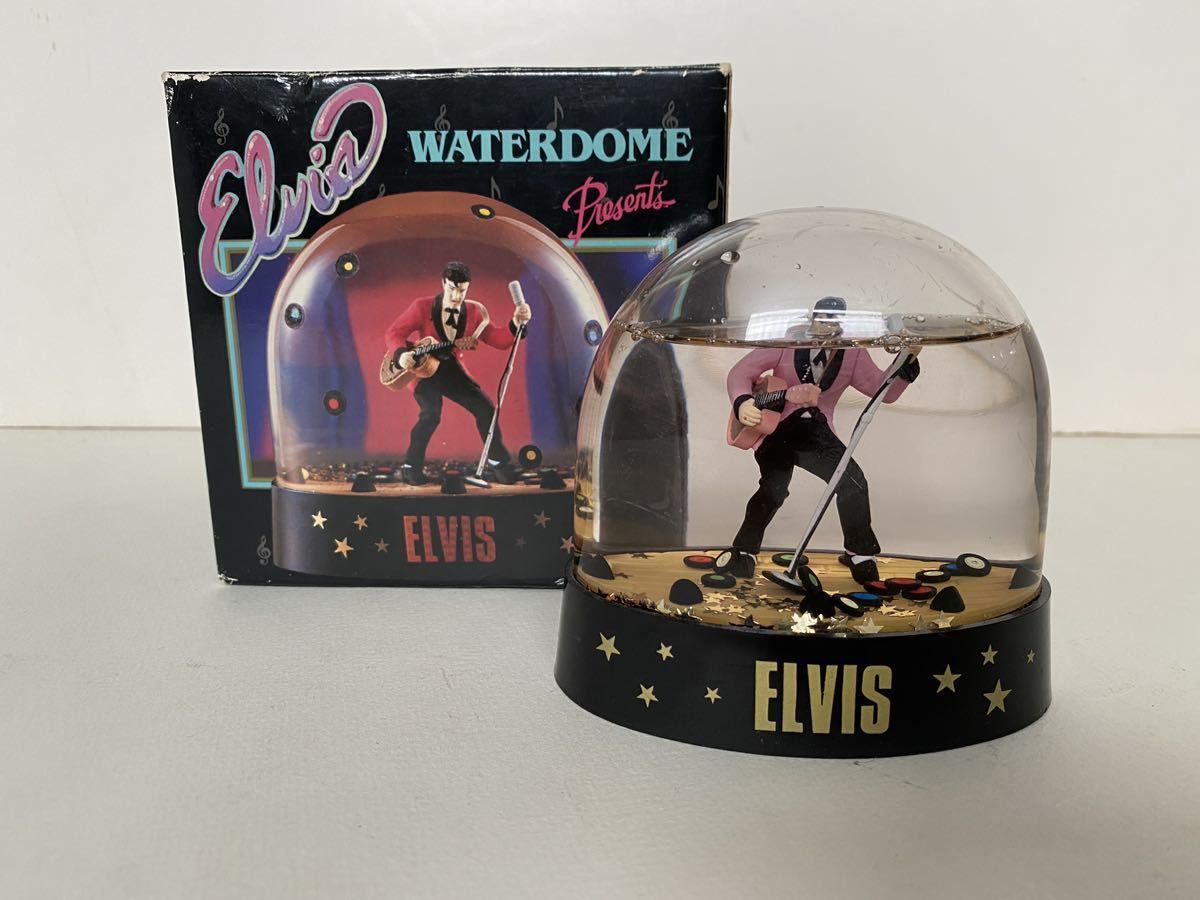 エルヴィスプレスリー elvis presley ELVIS WATER DOME 箱付 エルビスウォータードーム レア 検スノードーム エルビスプレスリー拍卖