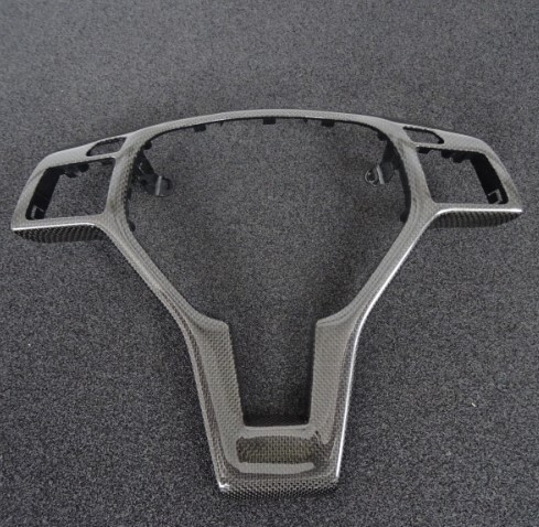 高品質♪ 本格派♪ 交換式♪ メルセデス ベンツ カーボン ステアリング パネル カバー X218 CLS350 CLS550 CLS63 シューティングブレーク拍卖