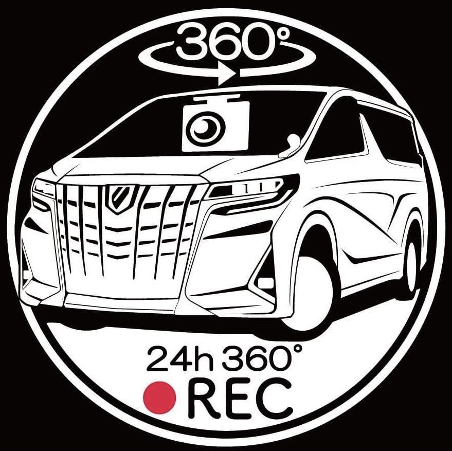 車種やカラー変更可能! トヨタ アルファード 30系後期 ドラレコ ドライブレコーダー ステッカー カッティングステッカー拍卖