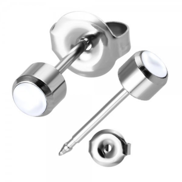 アレルギー対応 誕生石 ピアス レディース サージカルステンレス 316L 両耳用 2個セット 6月 パール拍卖