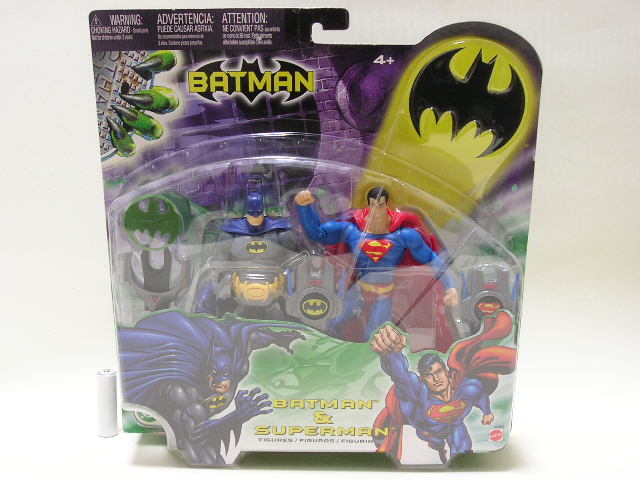 ■マテル バットマン&スーパーマン フィギュア拍卖