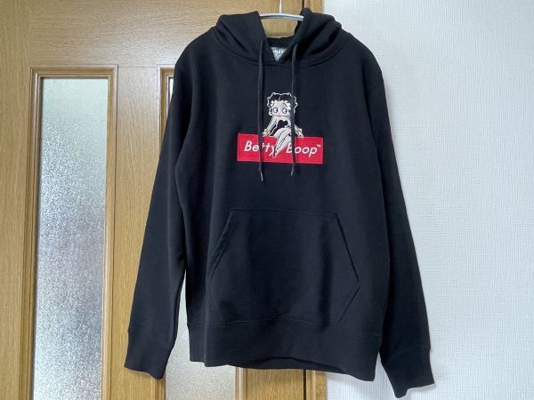 2-27 ベティ プルオーバーパーカー BOX Betty ブラック Mサイズ 裏起毛 BE-10 新品拍卖