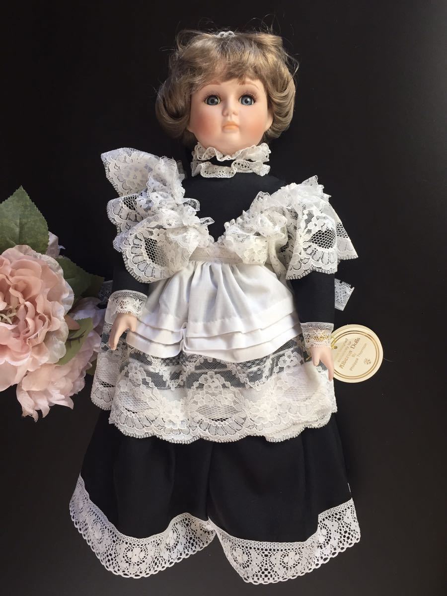 英国ヴィンテージ◆ アルベロン社 ビスクドール「Rose」Philippa Thorntonドレスデザイン ハンドクラフト コレクターズポーセリンドール拍卖