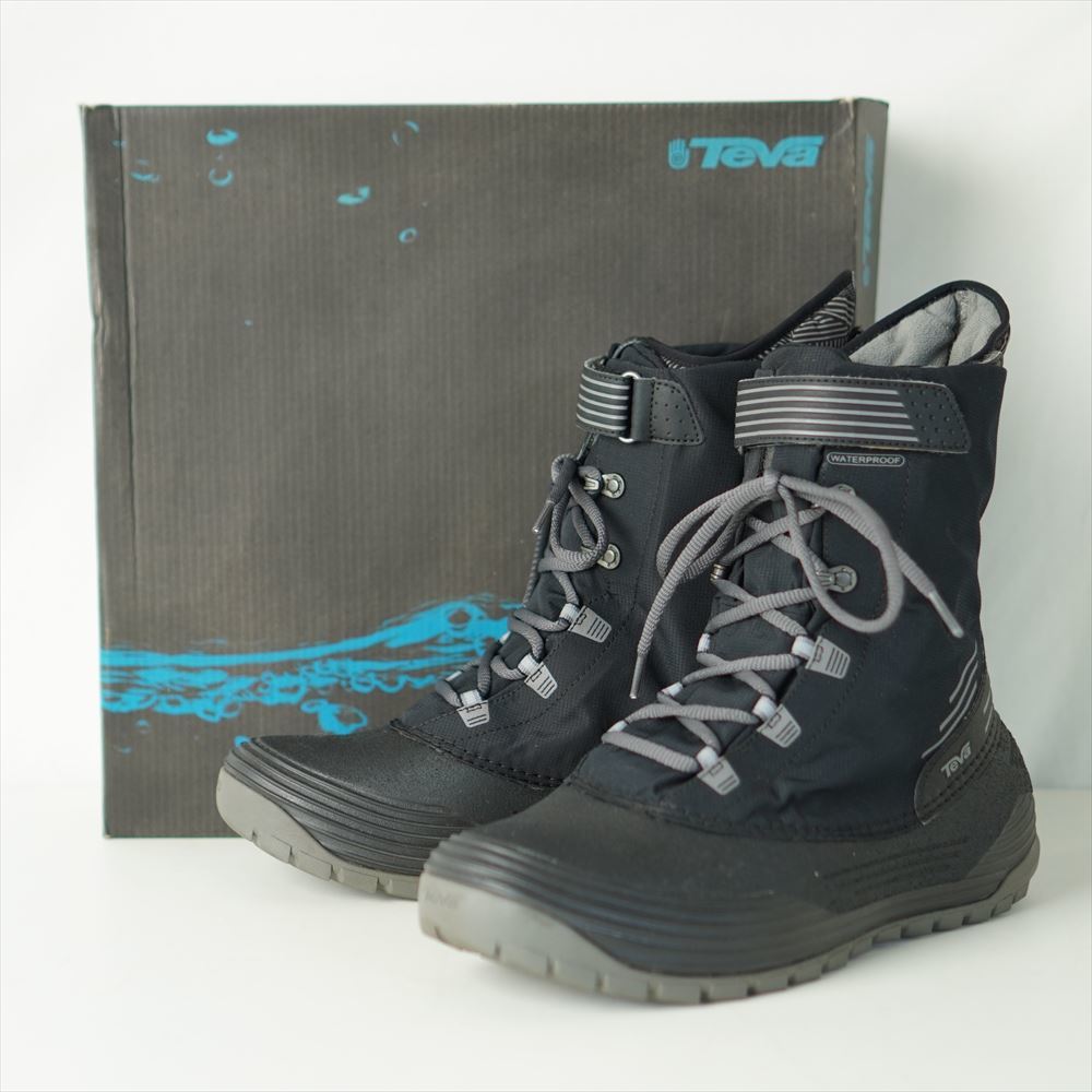 TEVA テヴァ M CHAIR 5 PRINT WP スノーブーツ スノーシューズ 黒 8拍卖