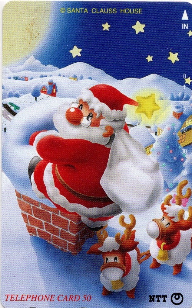 ★テレホンカード★未使用★サンタ★送料無料★拍卖