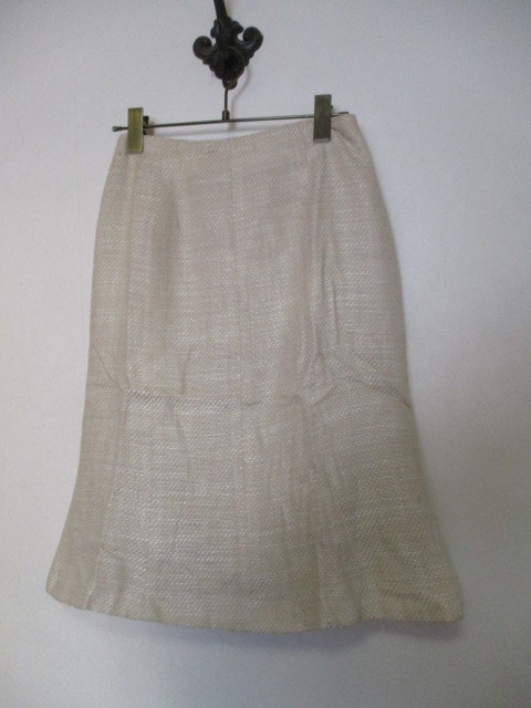 c aujard ベージュ膝下丈スカート(USED)20323拍卖