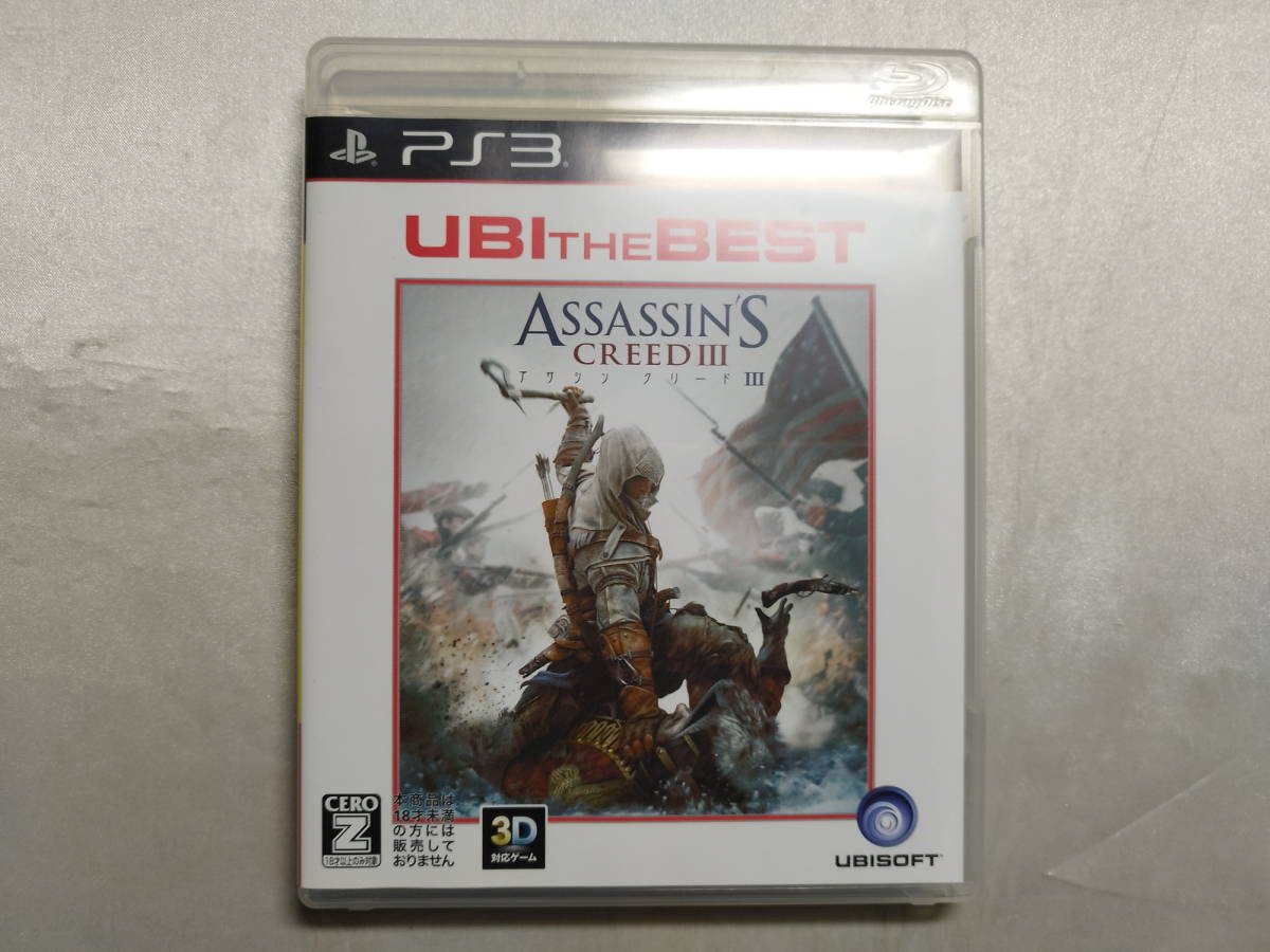 中古品 PS3ソフト アサシン クリードIII Best版拍卖