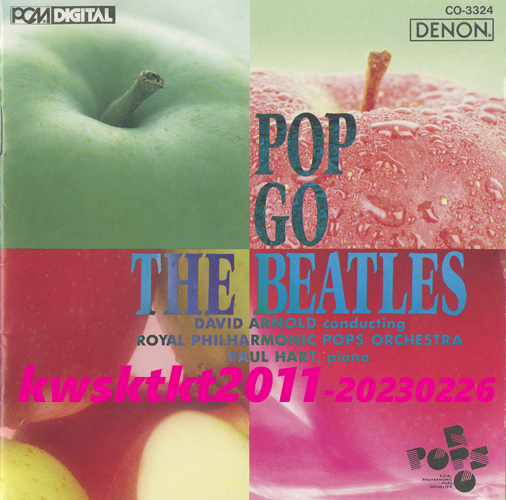 CO-3324★デイヴィッド・アーノルド指揮 ロイヤルフィルハーモニー・ポップス管弦楽団、ポール・ハート サージェント・ペパーズ組曲拍卖