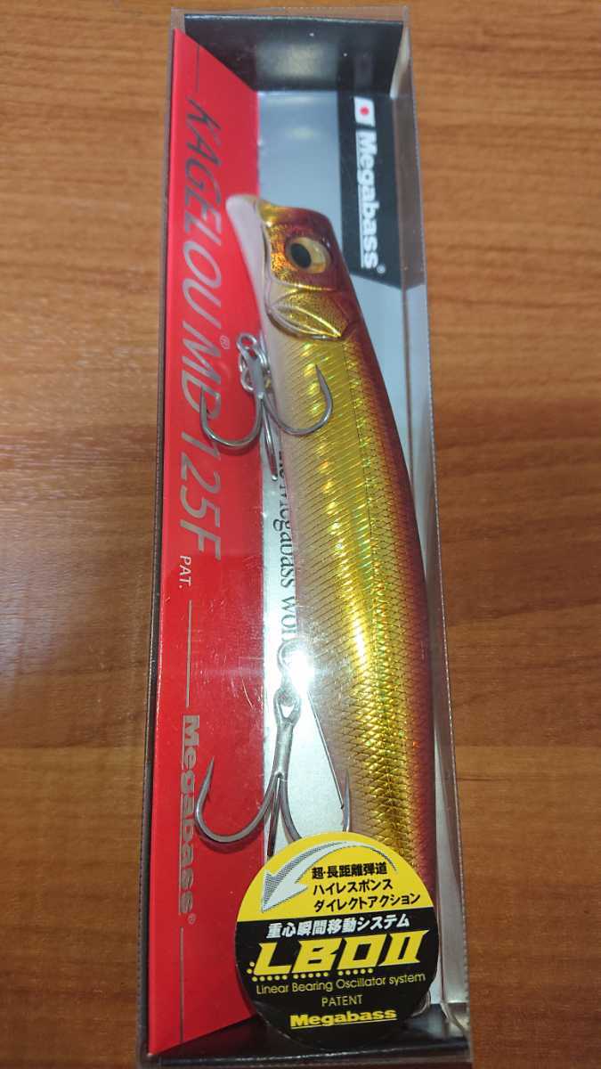 メガバス カゲロウ MD 125F【新品未使用】GGアカキンスパークル拍卖