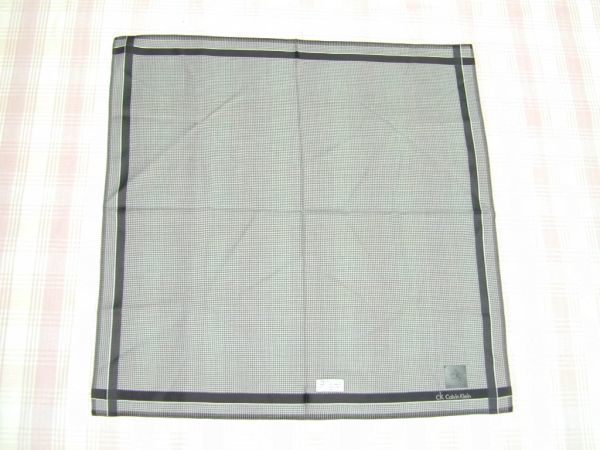 カルバンクライン*チェックのハンカチ/新品/送料込拍卖