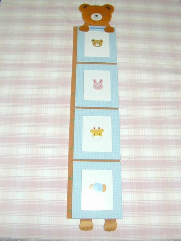 ミキハウス*フォトフレーム付き身長計/新品/送料込拍卖