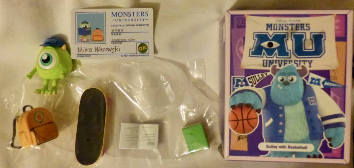 POP MART MONSTERS UNIVERSITY Studying Mike モンスターズインク マイク ピクサー ディズニー拍卖