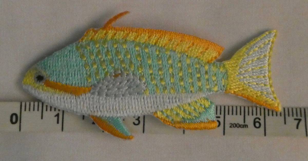 ワッペン アップリケ 熱帯魚 アイロン 魚 拍卖
