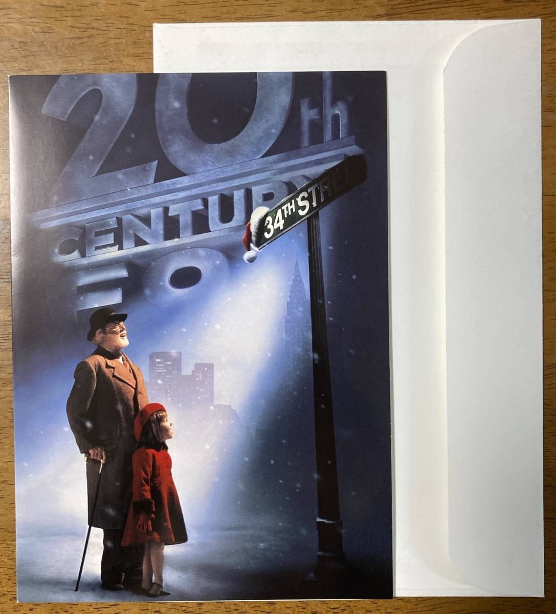 非売品 ・未使用品 ★ 映画 34丁目の奇跡 ★ 特典 ★ 二つ折りカード ★ リチャード・アッテンボロー/エリザベス・パーキンス拍卖