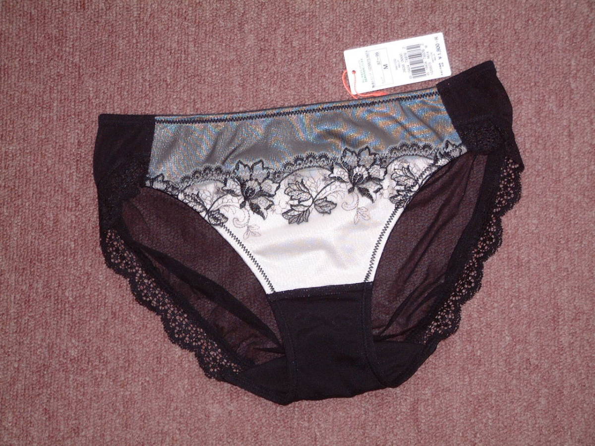 ★定価1980円★★ トリンプ ヒップサイドはネット素材でシースルー調のセクシーなレギュラーショーツ Mサイズ★ブラック AMST1232Mini JX拍卖