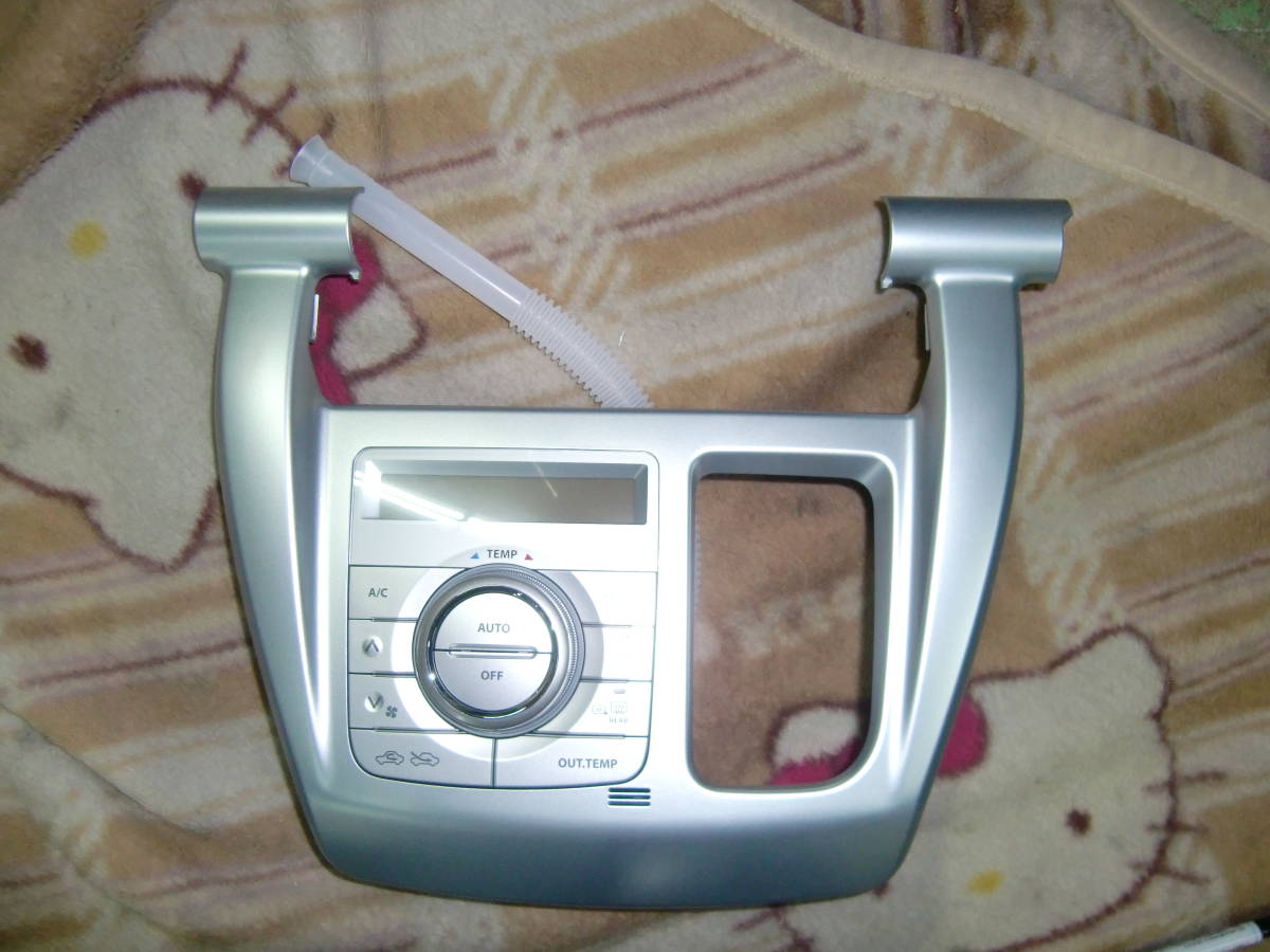 MR41S/MR31S ハスラー 純正 エアコンスイッチ エアコンパネル シルバー 39510-65P50-BA8 動作確認済 まさかの新車外し平成27年12月拍卖