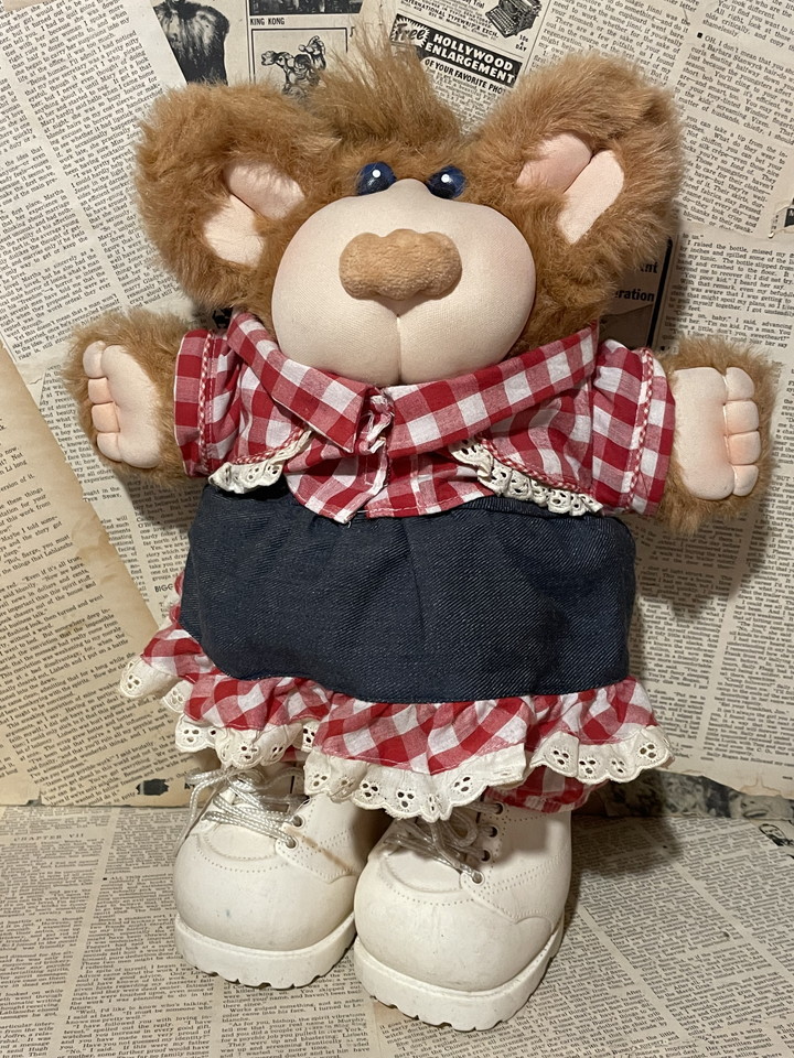 ☆1980年代/ファースキンズ/ぬいぐるみ即決ビンテージ/キャベツ畑人形/Furskins/Plush(80s/38cm) CD-019拍卖