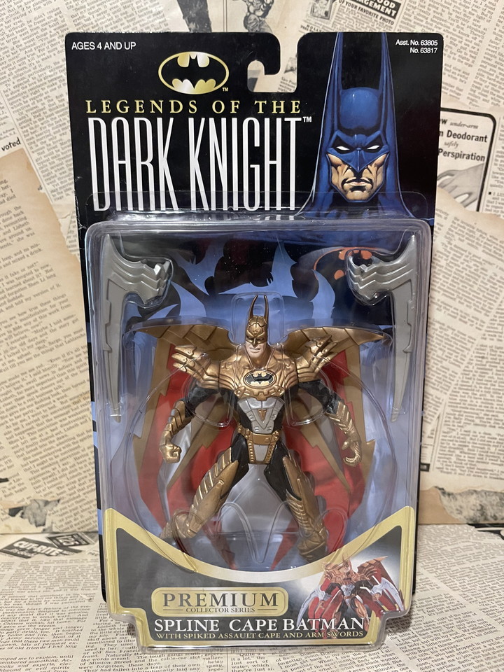 ☆1990年代/バットマン/アクションフィギュア/即決Legends of the Dark Knight/Batman/Action Figure(Spline Cape Batman/MOC) DC-034拍卖