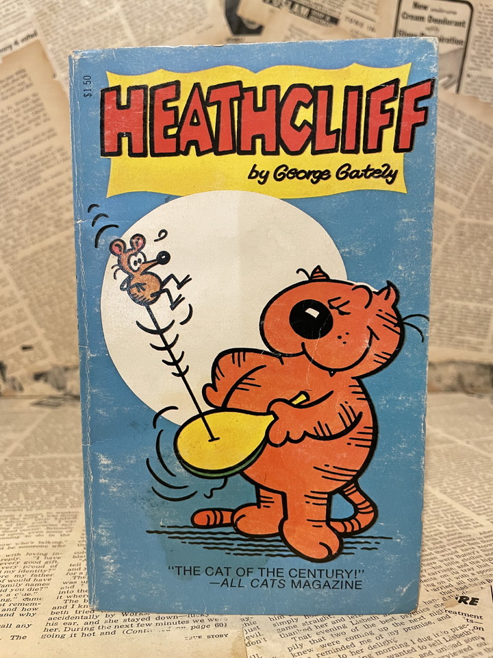 ☆1970年代/ネコのヒースクリフ/コミック/即決ビンテージ/Heathcliff/Comic(70s) BK-007拍卖