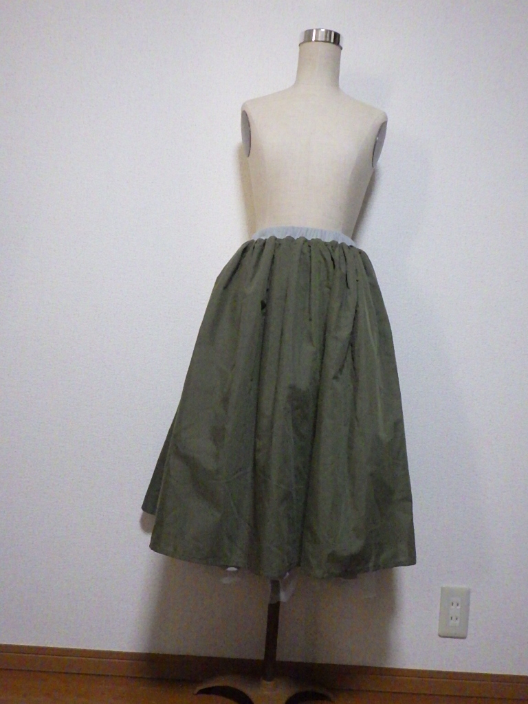 Broderie&Co リバーシブル チュール フレアー ロング スカート 310拍卖