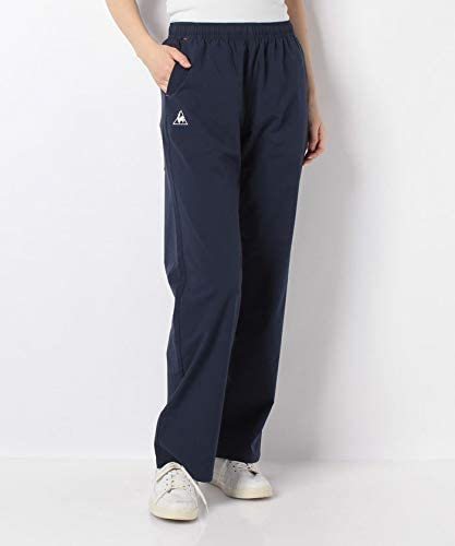 【KCM】Z-lecoq-39-O★展示品★【le coq sportif/ルコック】レディース ロング ウィンドアップパンツ QMWPJG20MG ネイビー サイズO拍卖