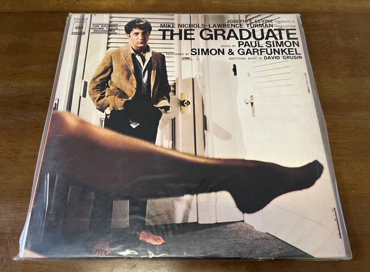 LP盤 レコード サウンドトラック THE GRADUATE 帯なし ライナーあり拍卖