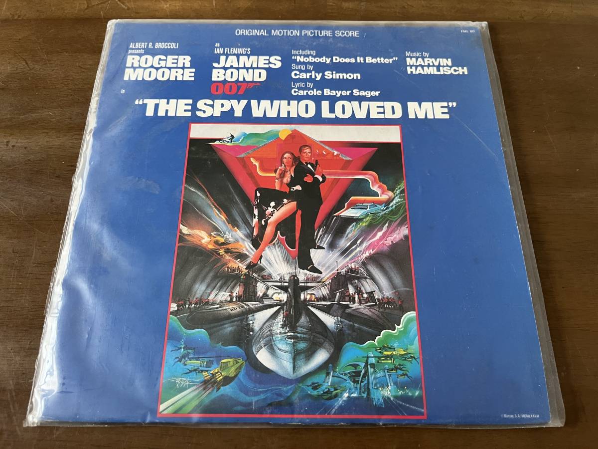 LP盤 レコード サウンドトラック 007 私を愛したスパイ 帯なし ライナーあり拍卖