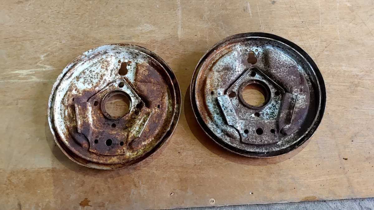 ホンダ AS S800 ブレーキ バックプレート ライニング ドラム フロント リヤ リア オープン 前期 後期 レストア カバー 左右 拍卖
