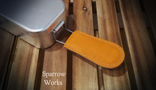 ★メスティン 用 オレンジ ハンドルカバー 革カバー★トランギア trangia TR-210 用 飯盒 ハンドメイド カバー 日本製 アウトドア キャンプ拍卖