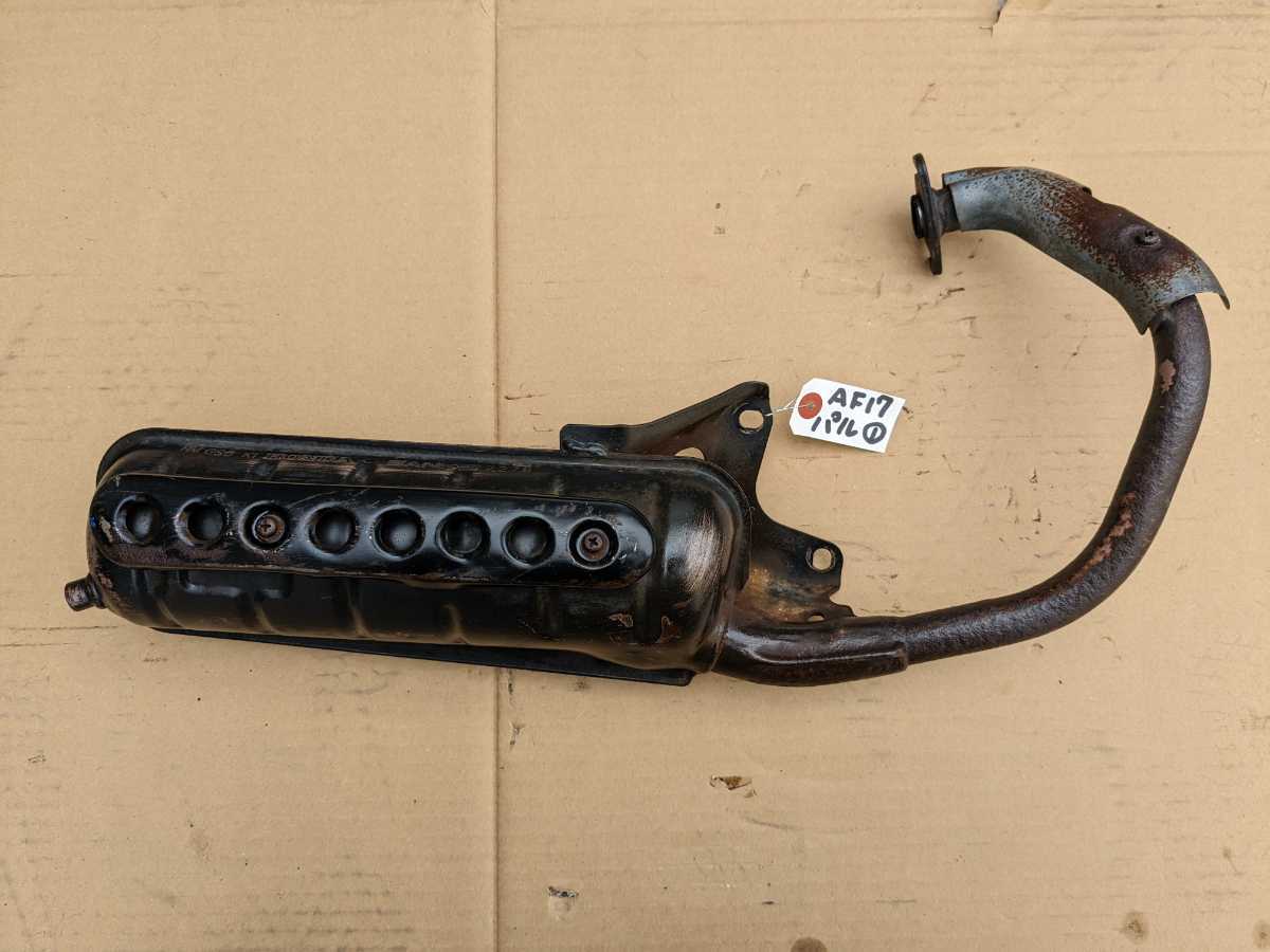 ホンダ HONDA AF17 パル PAL 前期 純正 チャンバー マフラー AF26 ズーク ZOOK拍卖