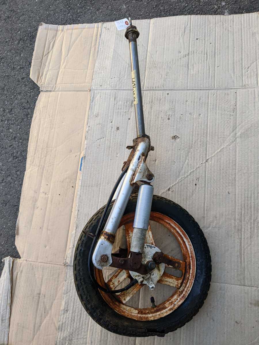 HONDA ホンダ AF09 タクト フロント フォーク レストアベース クレージュタクト クレタク フルマーク ホイール サスペンション 拍卖