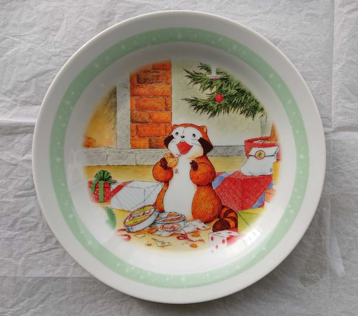 ★レア 非売品 新品 あらいぐまラスカル 絵皿 クッキー ラスカル セブンイレブン キャンペーン品 お皿 陶器 世界名作劇場拍卖