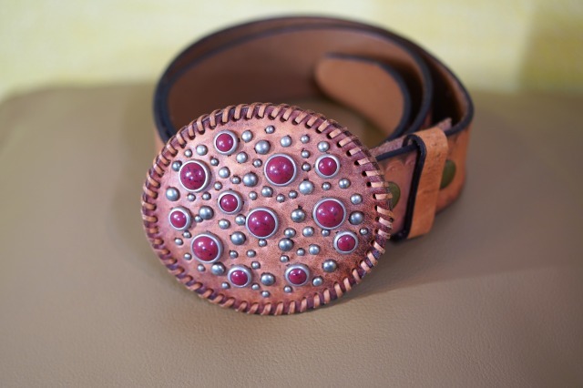 【DSQUARED2】ディースクエアード 本革 レザー ベルト M 42mm拍卖