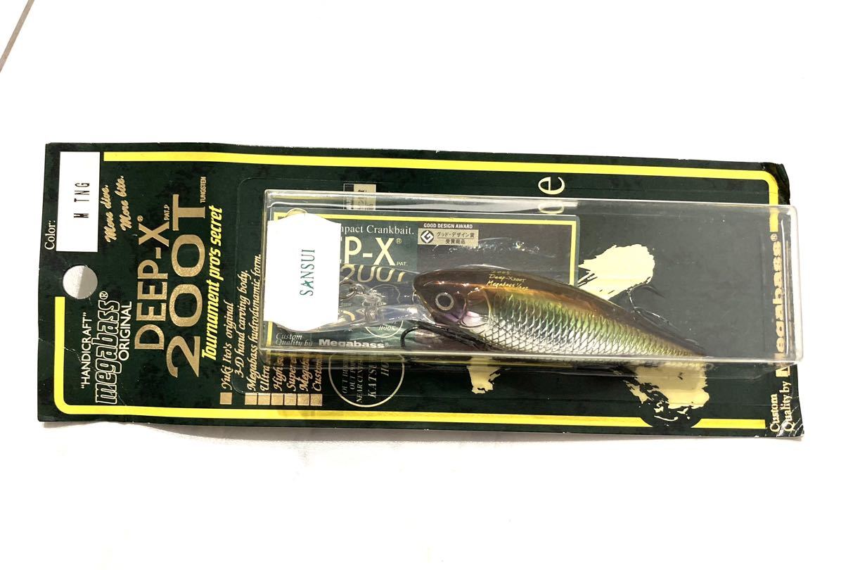 未使用☆Megabass メガバス ディープx 200T拍卖