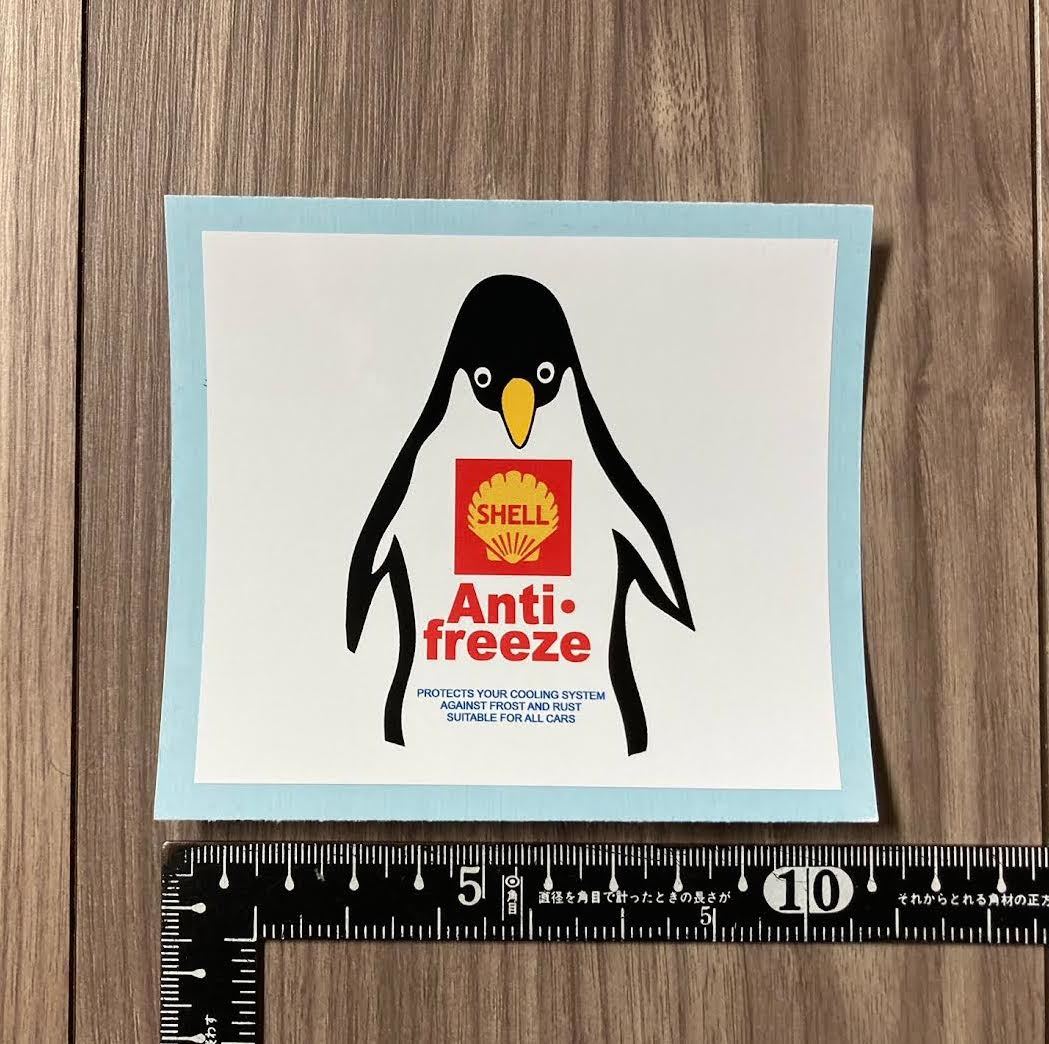 ★送料無料★SHELL シェル 石油 オイル ペンギン ステッカー デカール拍卖