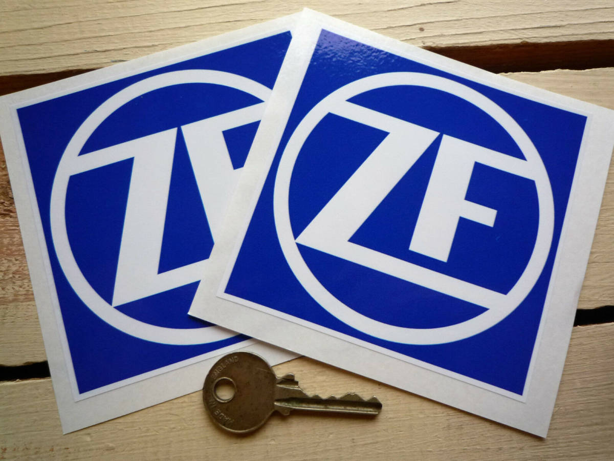 ★送料無料★ZF Gearboxes Racing Car STICKER ステッカー デカール 100mm 2枚セット拍卖