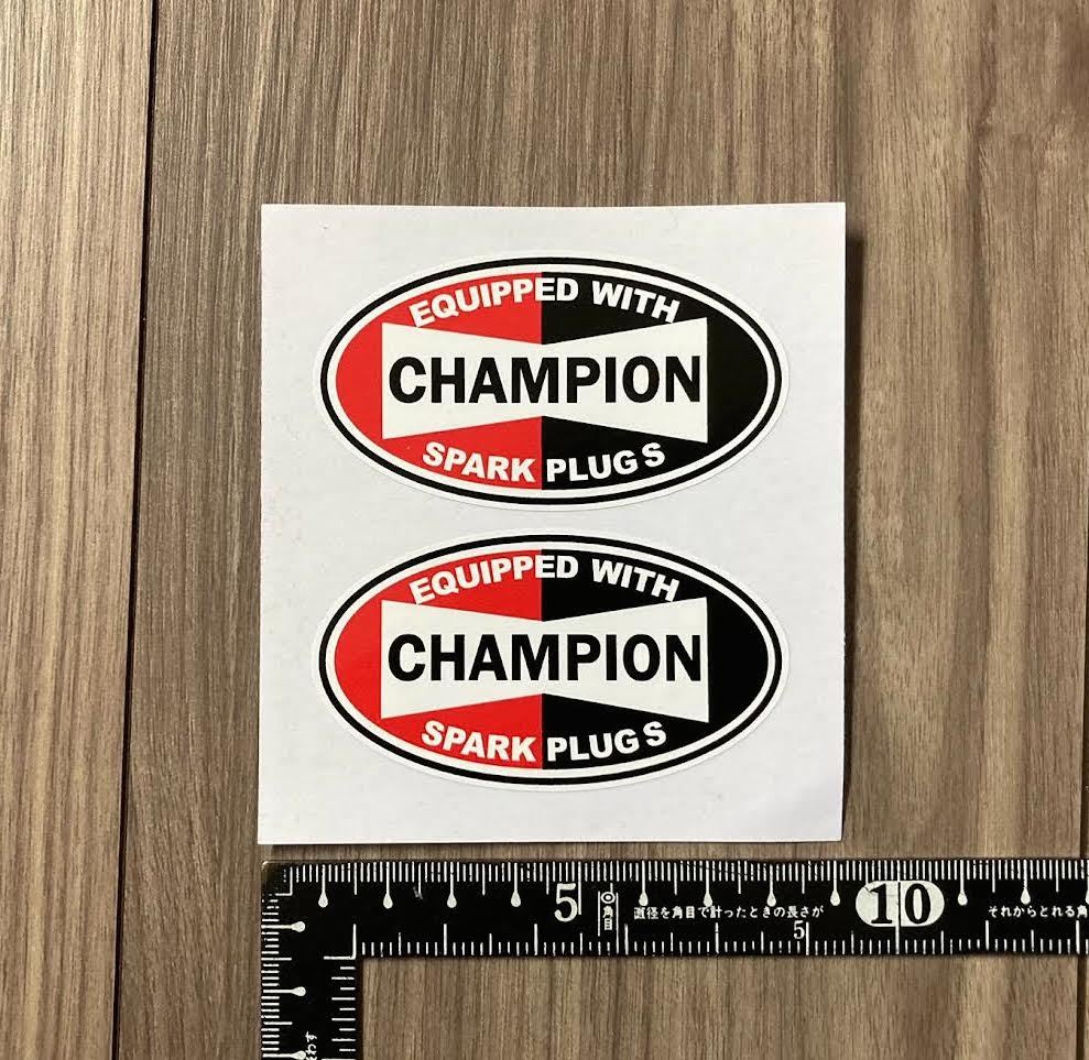 ★送料無料★CHAMPION Equipped With チャンピオン ステッカー デカール セット拍卖