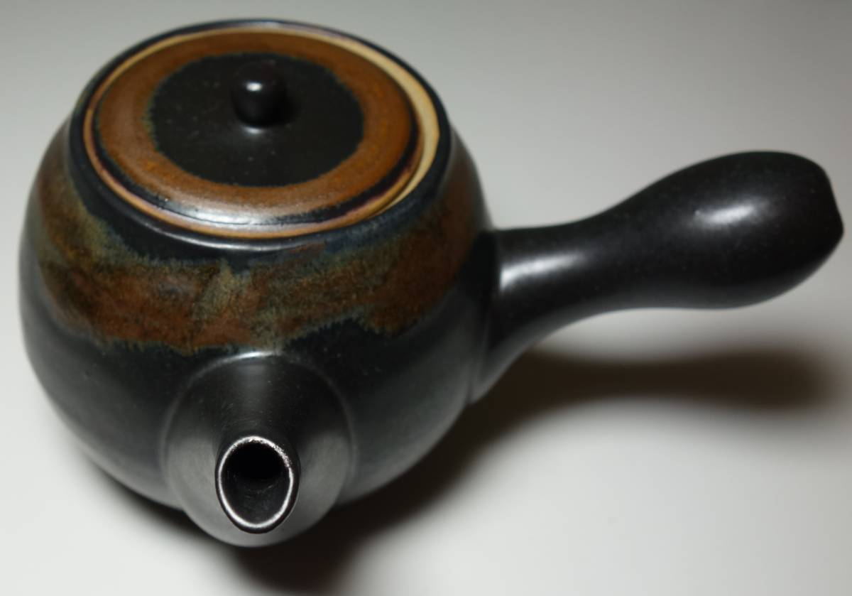 昭和期 煎茶道茶器 極上 黒天目 急須拍卖