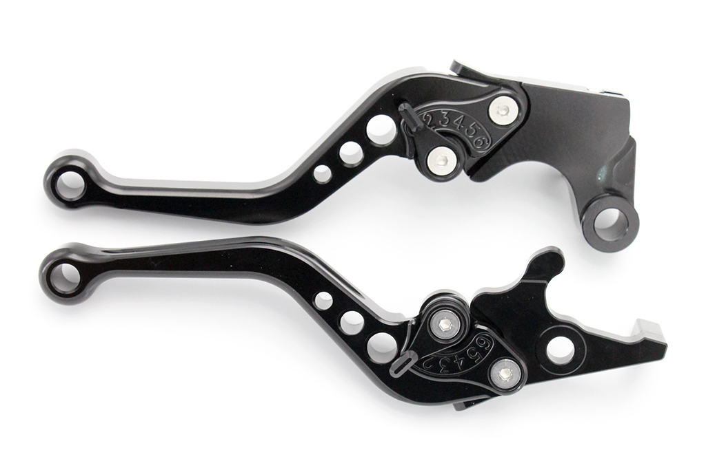 YZF-R25 YZF-R3 ブレーキレバー クラッチレバーセット ショートレバー黒 MT-25 MT-3 YAMAHA ヤマハ拍卖