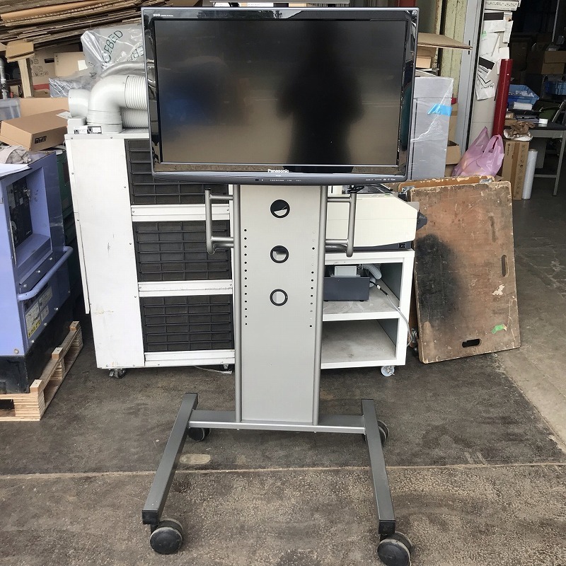 ■移動式ディスプレイスタンド PH-845 +Panasonic TH-L32X1/32型液晶テレビ付き 会議室に教室に【K0811R3 BH】拍卖