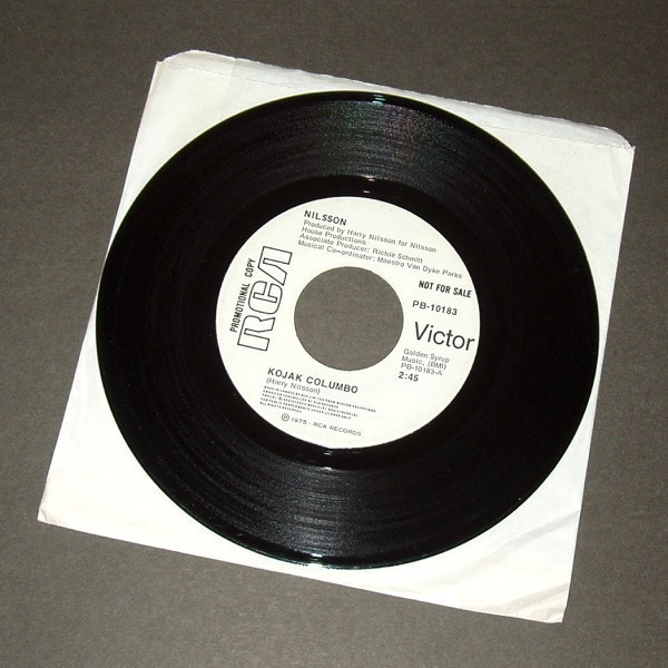 NILSSON Kojak Columbo カナダ盤シングルPR RCA Victor拍卖