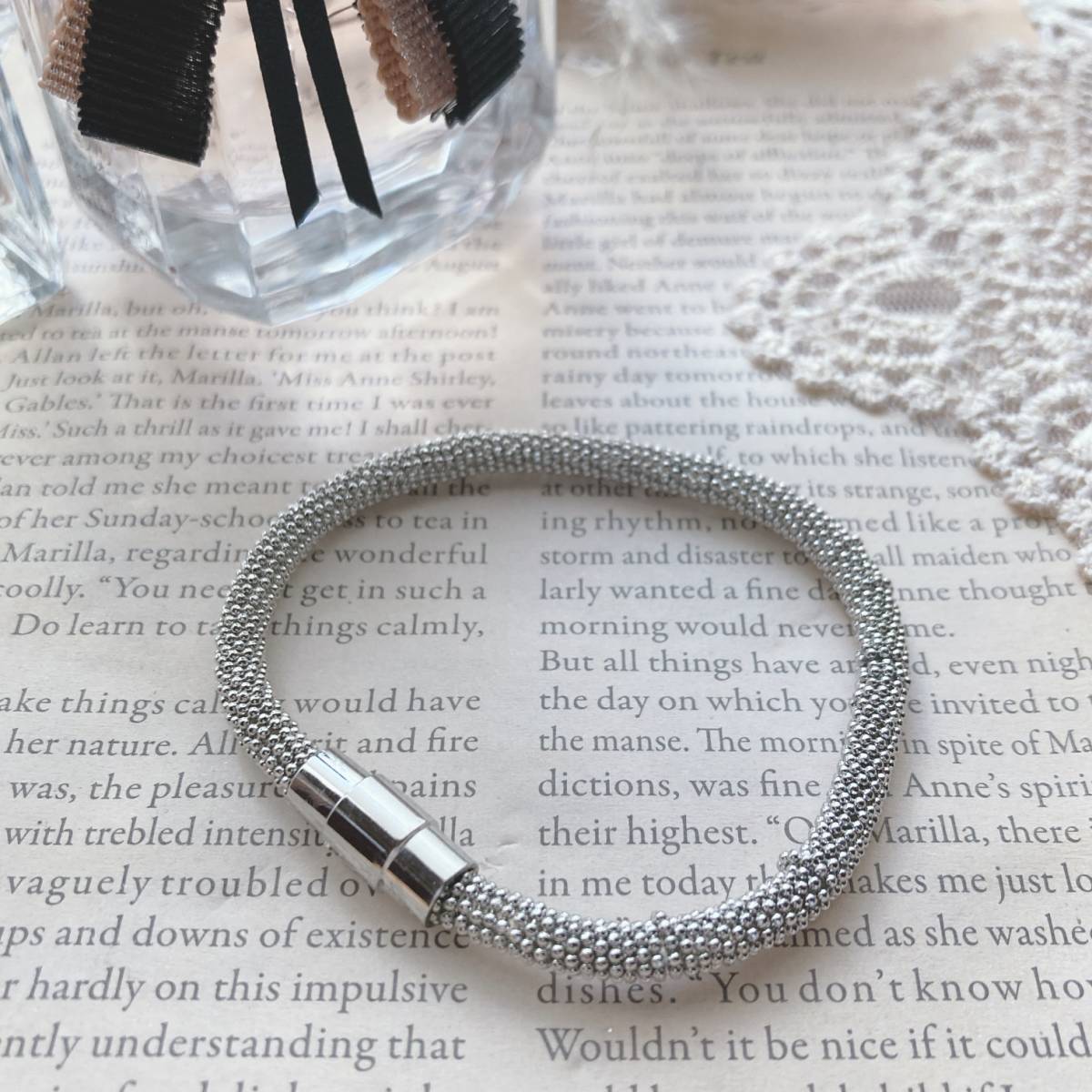 ヴィンテージブレスレット Clasp Popcorn Bangle Bracelet ☆vintage jewelry accessories 0783拍卖