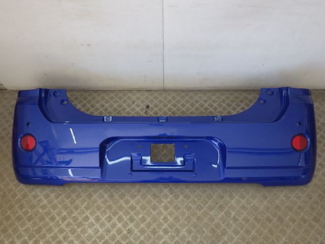 【Y0421】 LA550S ミラトコット X SAⅢ 2018年9月 リアバンパー リヤバンパー 色替え 青 52159-B2B30 52159-B2B40 中古 即決拍卖