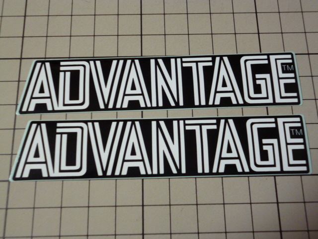 純正品 ADVANTAGE ステッカー 2枚(112×23mm) アドバンテージ SUZUKI スズキ拍卖
