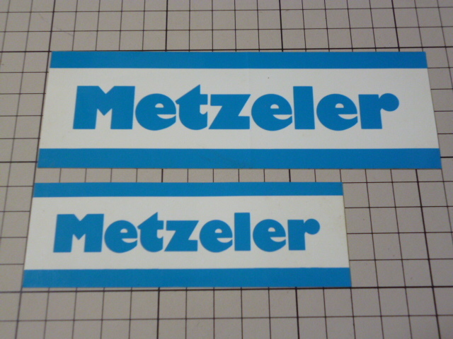 Metzeler ステッカー 2枚(120×40mm/160×53mm) メッツラー拍卖