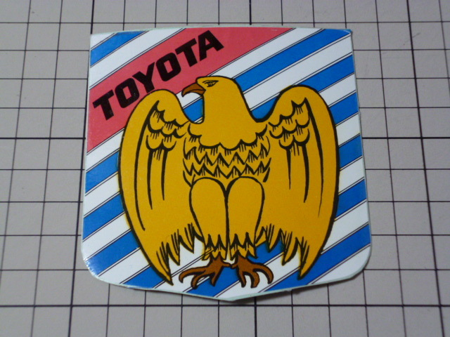 TOYOTA ステッカー 当時物 です(81×85mm) トヨタ拍卖
