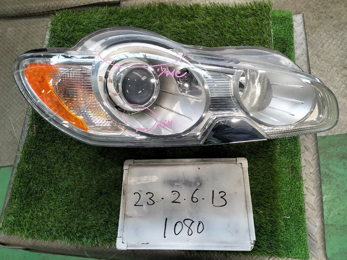 ★ぱっと見キレイ目!! CBA-J05FA ジャガー XF X250 前期 平成20年 純正 HID 右 ヘッドライト ヘッドランプ ウォシャーノズル付★拍卖