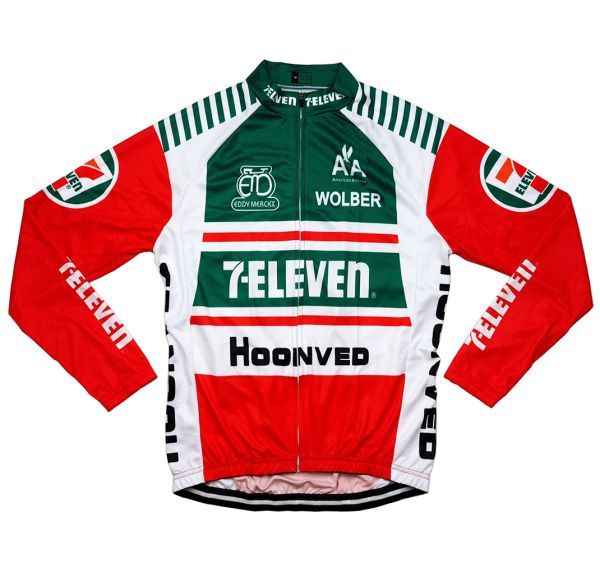 新品 長袖 サイクルジャージ レトロデザイン No6 XXL アメリカ フルジップ ウェア メンズ サイクリング スポーツ MTB ロードバイク拍卖