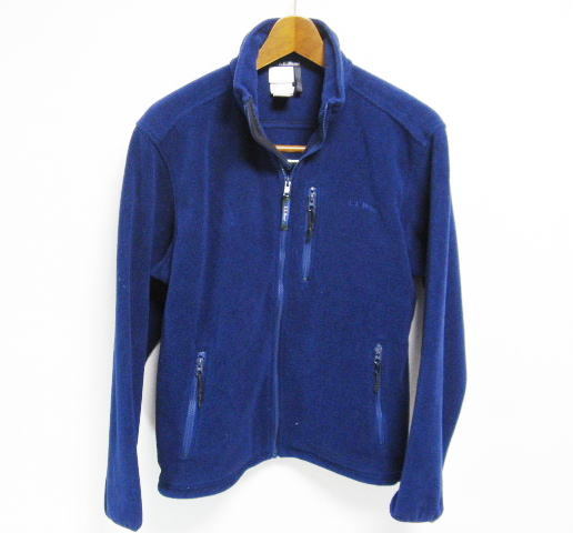 美品 90s USA製 L.L.Bean フリースジャケット 紺 Mサイズ オールド ビンテージ アウトドア 拍卖