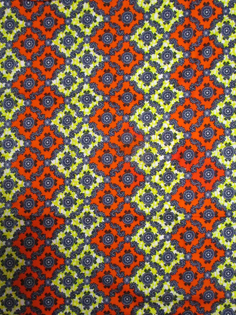 ⑪Zアフリカンプリント*パーニュ*キテンゲ*アフリカンバティック拍卖